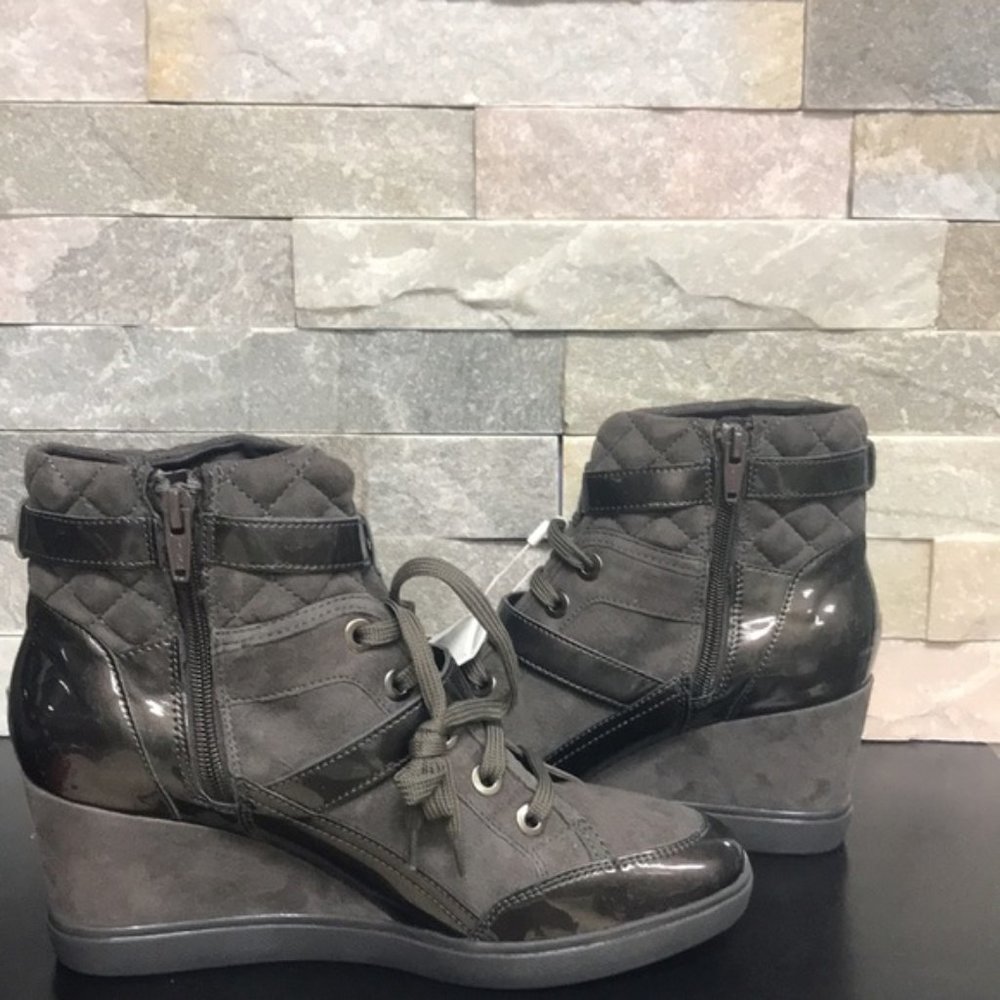 Women's Geox  Eleni Wedge Sneaker - Picture 3 of 6